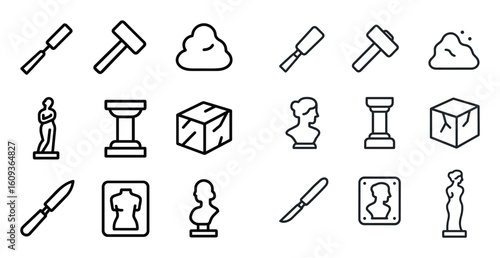 Minimalist Sculpture Icons