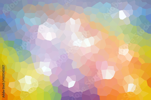 Wallpaper Mural Light rainbow crystalline background, festive image Torontodigital.ca