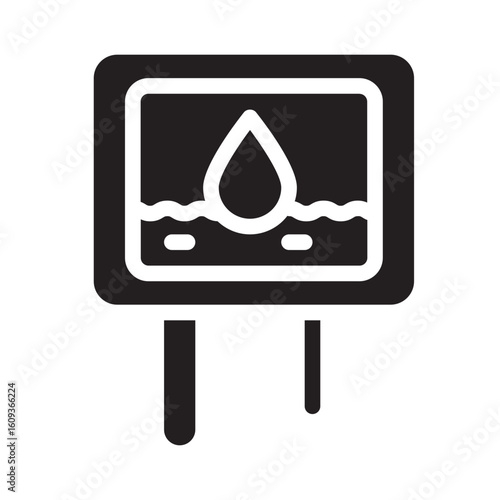Soil Monitoring Solid Icon