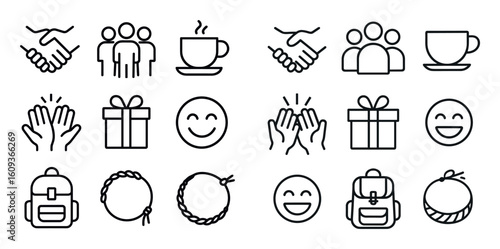 Friendship Icon Set