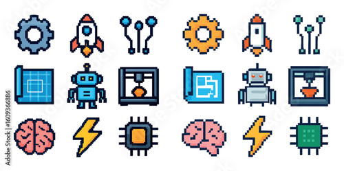 Innovative Pixel Icons