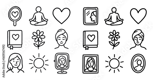 Nine Self-Love Icons