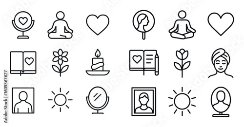 Minimalist Love Icons