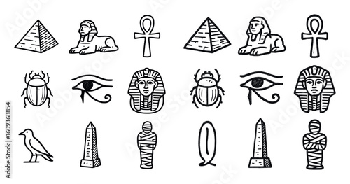 Egyptian Mythology Icons