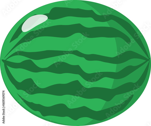 Vector illustration of a Watermelon.
