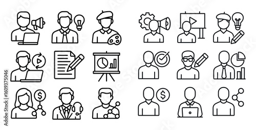 Marketing Icons Grid