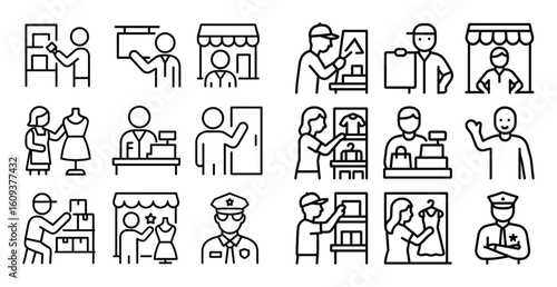 Retail Line Icons