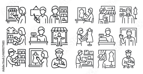 Retail Roles Icons