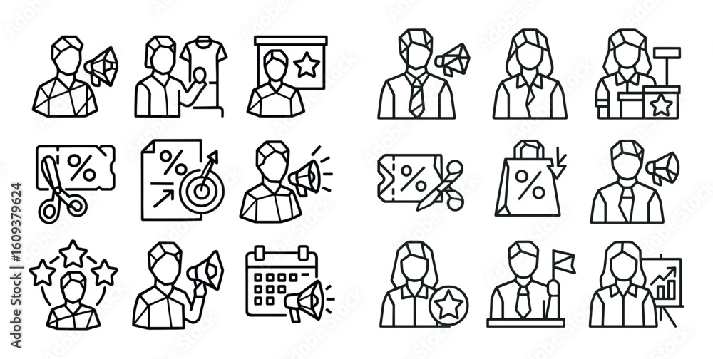 Retail Promotion Icons Retail Promotion Icons