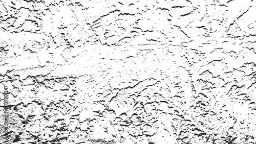 Rough Grunge Wall Texture Background, Vector Distressed Surface Texture Overlay, Gritty Abstract Black and White Texture, Seamless Rough Concrete Texture Template
