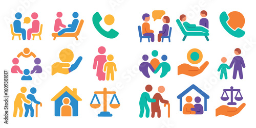 Family Support Icons
