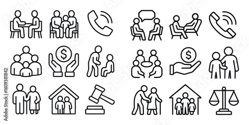Family Support Icons