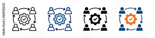 Organizer All In One Icon Multi Styles Vector Set