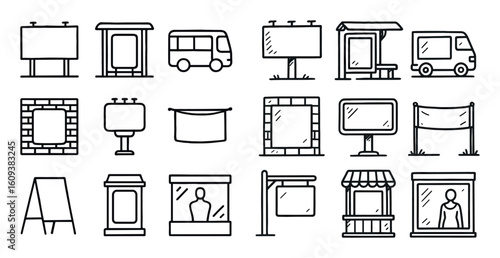 Outdoor Advertising Icons