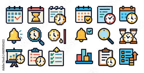 Pixel Art Time Management