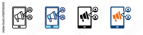 Engagement All In One Icon Multi Styles Vector Set