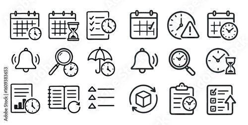 Time Management Icons