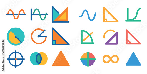 Math Icon Grid