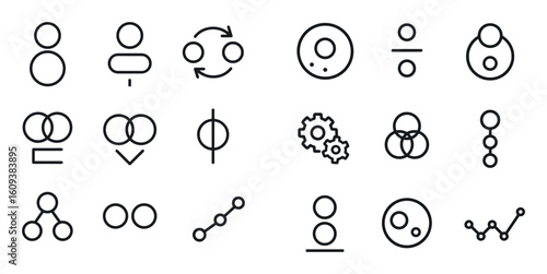 Mathematics Icon Grid