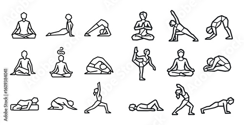 Yoga Icon Grid