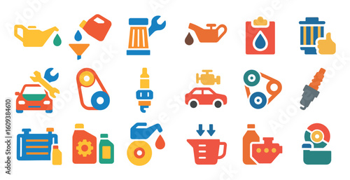 Autoservice Icon Set