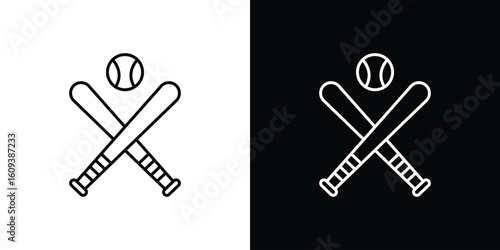 Baseball icon Simple Set. Vector icons for graphic design template.