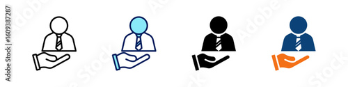 Ownership All In One Icon Multi Styles Vector Set