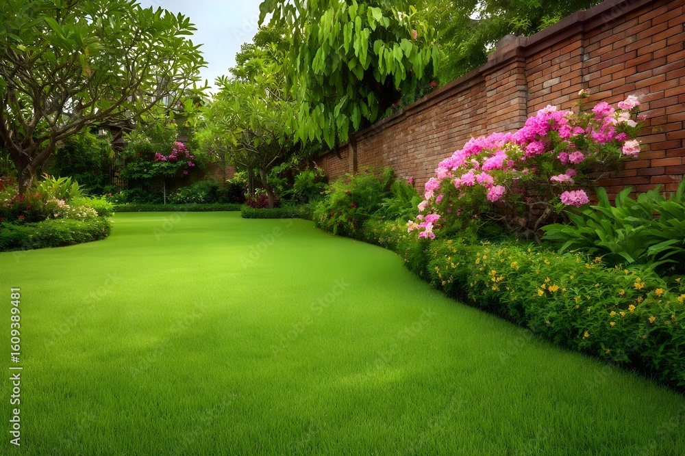 Naklejka premium path in garden