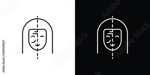 Facelifting procedure icon Simple Set. Vector icons for graphic design template.