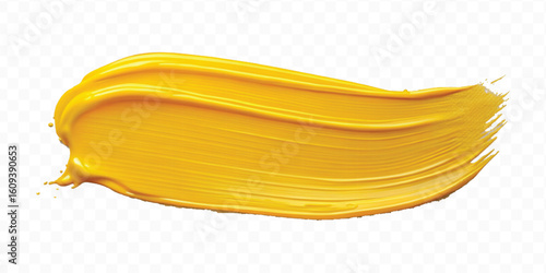 realistic 3d  glossy smooth paint swatch smear smudge in different colour style isolated on transparent background