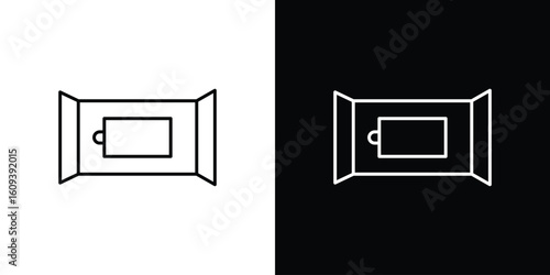Makeup remover wipes icon Simple Set. Vector icons for graphic design template.