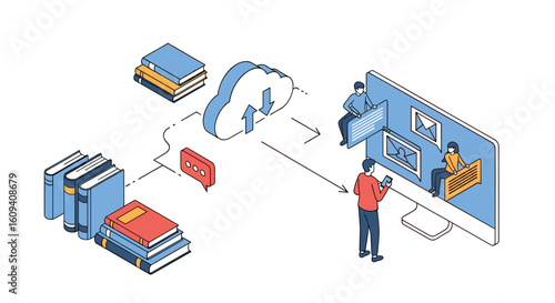 Digital library integration for enhanced knowledge access and collaborative learning experiences