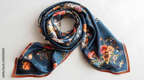 Floral Silk Scarf
