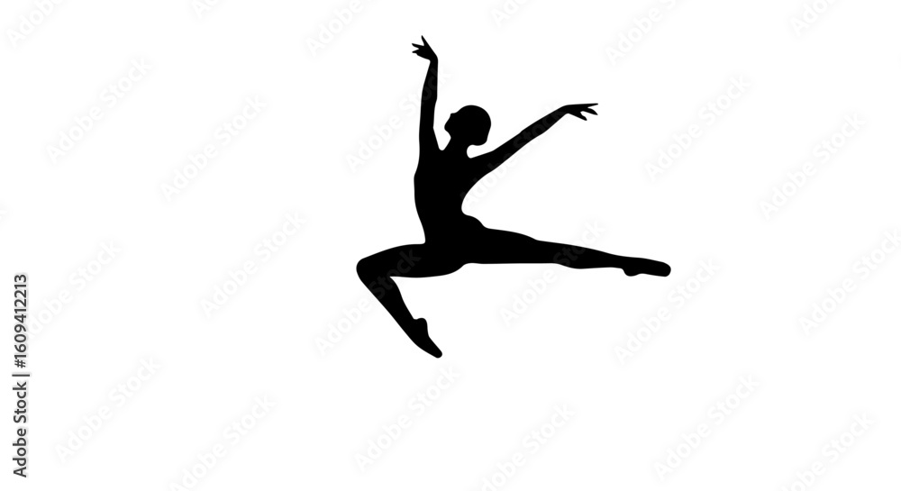 Ballet Dancer Leaping Silhouette – Graceful Dance Pose in Clean Black and White Vector Style
Ballet Dancer Leaping Silhouette – Graceful Dance Pose in Clean Black and White Vector Style