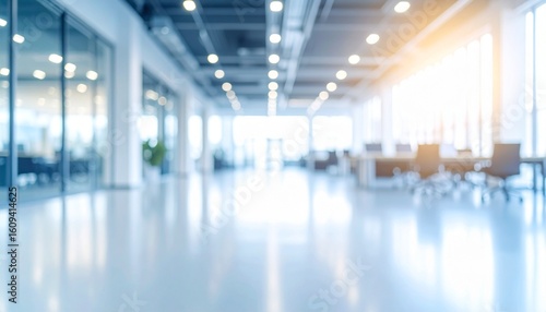 ソフトフォーカス　ぼやけたオフィスの背景画像