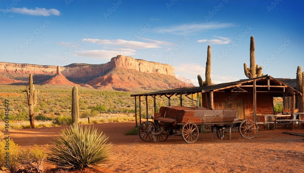 Fototapeta premium rustic scenery from the american southwest