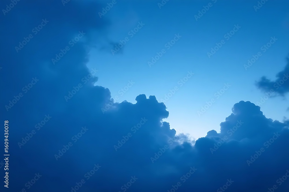 Obraz premium blue sky with clouds