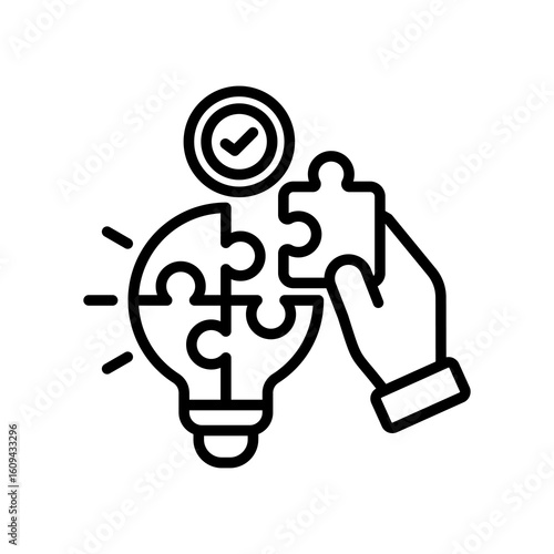 Problem Solving line icon
