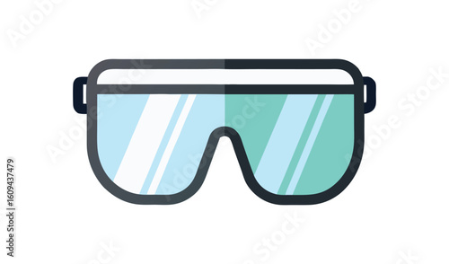 Protective safety goggles for eye protection and lab work