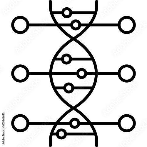 Genetic Icon Vector Element