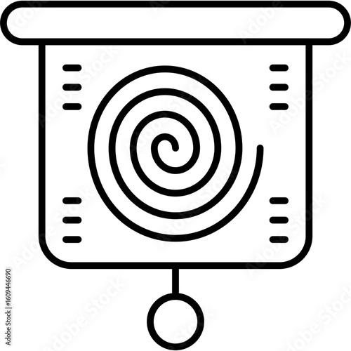 Black Hole Icon Vector Element