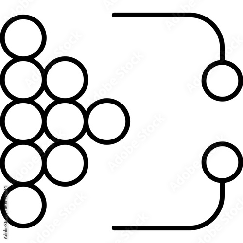 Diffusion Icon Vector Element