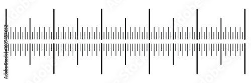 Metric and Imperial Ruler Scale Set – Vector Measurement Lines in Inches and Centimeters