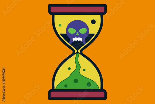 cursed hourglass zombie time