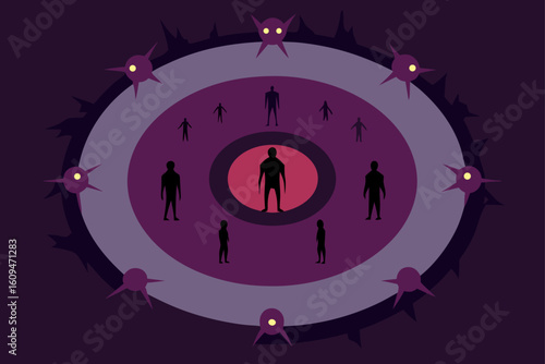 magical circle trapping undead