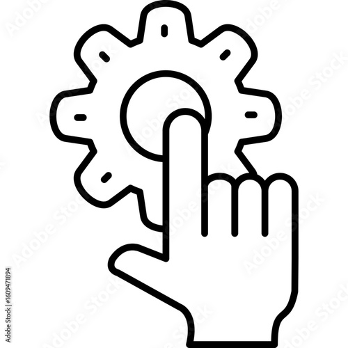 Self Service Icon Vector Element