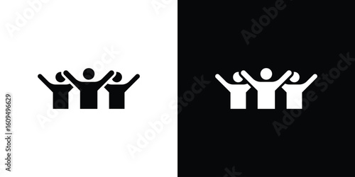celebration icon. black and white line icons pack.