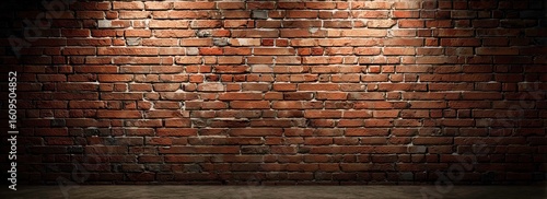 Vintage Red Brick Wall Background for Interior Design, Event Space, or Industrial Aesthetic Projects