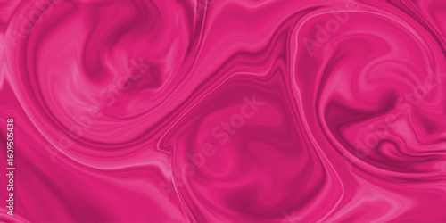 Red and white paint mixing into pink