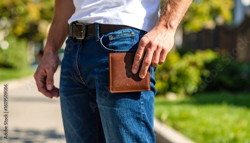 Man holding wallet in pocket (1)